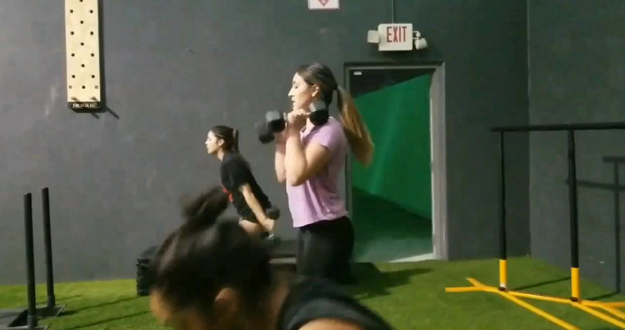 Sam Rodriguez Dumbbell Shoulder Press